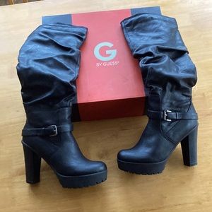 Guess 3 inch boots in black brand new